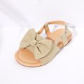 Toddler / Kid Solid Bowknot Sandals Beige