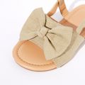 Toddler / Kid Solid Bowknot Sandals Beige image 4