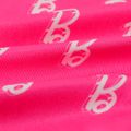 Barbie Kid Girl Unicorn/Letter Print Elasticized Leggings Pink image 2