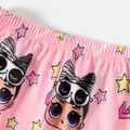 L.O.L. SURPRISE! 2pcs Kid Girl Character Print Long-sleeve Tee and Pants Pajamas Sleepwear Set Pink