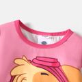 Helfer auf vier Pfoten 1 Stück Kleinkinder Unisex Stoffnähte Kindlich Hund Langärmelig T-Shirts rosa image 4