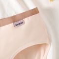 Kid Girl Solid Color Briefs Underwear Pink image 5