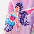 Barbie Kid Girl Character Letter Print Tie Dyed Elasticized Leggings Multi-color image 4