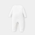 Looney Tunes Baby Boy/Girl 100% Cotton Long-sleeve Graphic Jumpsuit White