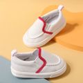 Toddler / Kid Slip-on Mesh Canvas Shoes Red/White image 3