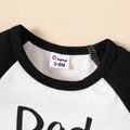 2pcs Baby Boy/Girl 95% Cotton Raglan-sleeve Letter Print T-shirt and Geo Print Pants Set CAMOUFLAGE