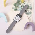 Kids Cartoon Animal Graphic Slap Strap Watch (With Packing Box) (With Electricity) Grey