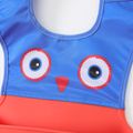 Silicone Cartoon Owl Baby Bib Large Adjustable Fit Waterproof Bibs Red image 4