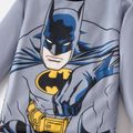 Batman 2pcs Kid Boy Character Print Long-sleeve Tee and Pants Pajamas Sleepwear Set Grey image 2
