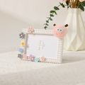 DIY Building Block Photo Frame Magical Picture Frame Toy Building Set for Babies Toddlers Kids (Random hairball color) White image 1