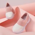Toddler / Kid Pink Mesh Breathable Slip-on Sneakers Pink image 2