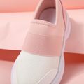 Toddler / Kid Pink Mesh Breathable Slip-on Sneakers Pink
