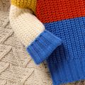 Baby Boy/Girl Long-sleeve Colorblock Knitted Pullover Sweater Multi-color image 4