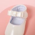 Baby / Toddler Bow Decor White Prewalker Shoes White