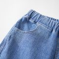 Kid Boy Basic Elasticized Straight Blue Denim Jeans DENIMBLUE image 3