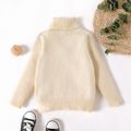 Kleinkinder Mädchen Krängel Basics Pullover Beige image 2