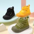 Toddler / Kid Solid Velcro Closure Canvas Shoes Black