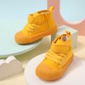 Toddler / Kid Solid Velcro Closure Canvas Shoes Yellow image 1