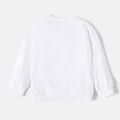 Justice League Kid Boy/Kid Girl Logo Print Pullover Sweatshirt White