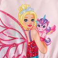 Barbie 2pcs Kid Girl Character Unicorn Print Long-sleeve Tee and Allover Print Leggings Set Pink image 3