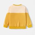 Looney Tunes Kid Girl/Boy Colorblock Pullover Sweatshirt Yellow