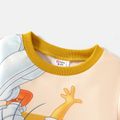 Looney Tunes Kid Girl/Boy Colorblock Pullover Sweatshirt Yellow