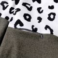 Nursing Colorblock Leopard Panel Long-sleeve Pullover ColorBlock