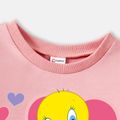Looney Tune Toddler Girl/Boy 100% Cotton Letter Print Pullover Sweatshirt Pink