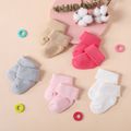 5-pairs Baby Simple Plain Cuff Socks Multi-color image 5