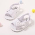 Baby / Toddler Girl Pretty Solid Bowknot Sandals White image 3