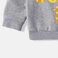 Tom and Jerry Kid Boy/Girl 100% Cotton Letter Print Hoodie Sweatshirt Grey image 4