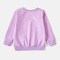Harry Potter Toddler Girl 100% Cotton Letter Print Purple Sweatshirt Light Purple image 3