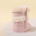 Baby / Toddler Pompom Decor Fleece-lining Prewalker Shoes Light Pink image 4