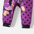 PAW Patrol Little Boy/Girl Long-sleeve Striped Graphic Jumpsuit Purple