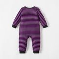 PAW Patrol Little Boy/Girl Long-sleeve Striped Graphic Jumpsuit Purple