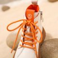 Toddler / Kid Fashion Letter Graphic Lace Up Boots White image 4