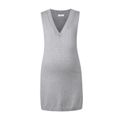 Maternity Simple Plain Knit Tank Dress Grey image 1