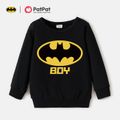 Batman Family Matching 95% Cotton Long-sleeve Graphic Black Sweatshirts Black