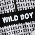 2pcs Kid Boy Letter Print Zipper Design Sweatshirt and Allover Print Pants Set Grey