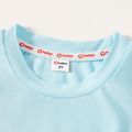 Activewear Toddler Girl Basic Solid Color Long-sleeve Tee Blue image 4