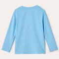 Activewear Toddler Boy Solid Color Long-sleeve Tee Blue image 3