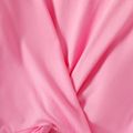 2pcs Kid Girl Twist Knot Long-sleeve Pink Tee and Straight Black Pants Set Pink image 4