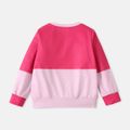 Peppa Pig Toddler Girl Star Print Colorblock Pullover Sweatshirt Pink image 3
