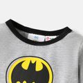Justice League 2pcs Baby Boy 95% Cotton Long-sleeve Graphic Tee and Allover Print Pants Set MiddleAsh