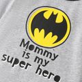 Justice League 2pcs Baby Boy 95% Cotton Long-sleeve Graphic Tee and Allover Print Pants Set MiddleAsh