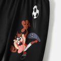 Looney Tunes Kid Boy Tie Dyed/Black Elasticized Pants Black image 2