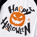 Halloween Family Matching 95% Cotton Long-sleeve Button Front Plaid Shirt Dresses and Graphic T-shirts Sets ColorBlock