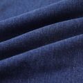 2pcs Kid Boy Letter Print Short-sleeve Tee and Elasticized Denim Jeans Set Blue image 4