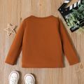 Toddler Boy Letter Print Colorblock Long-sleeve Tee ColorBlock