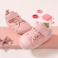 Baby / Toddler Soft Sole Pink Prewalker Shoes Pink image 2